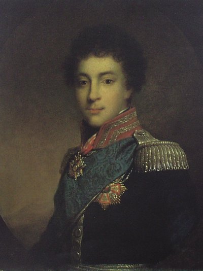 Janusz Modest Sanguszko door Johann Baptist von Lampi the Elder
